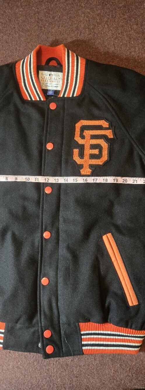 Francisco Giants Varsity Jacket G-III Sports by Carl Banks Collection Medium - Picture 7 of 16
